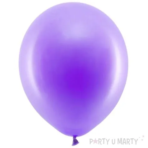 balony rainbow pastelowe fioletowe partydeco 9 100 szt