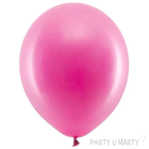 balony rainbow pastelowe fuksja partydeco 9 10 szt