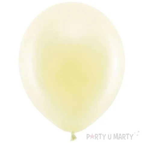 balony rainbow pastelowe kremowe partydeco 9 100 szt