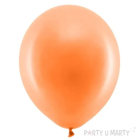 balony rainbow pastelowe pomaranczowe partydeco 9 10 szt