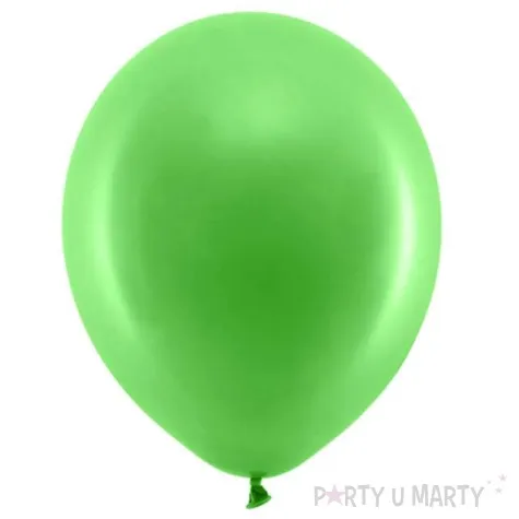 balony rainbow pastelowe zielone partydeco 9 10 szt