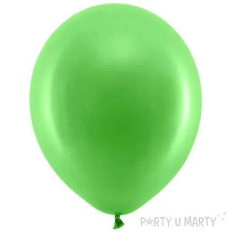 balony rainbow pastelowe zielone partydeco 9 100 szt