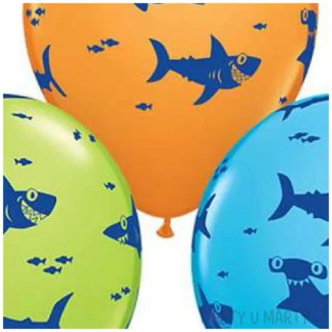 balony rekiny mix qualatex 11 25 szt