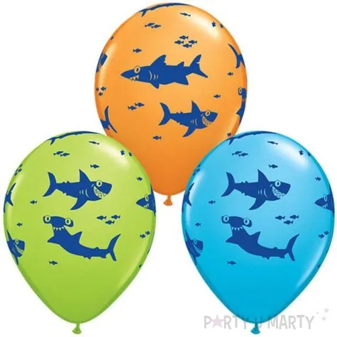 balony rekiny mix qualatex 11 25 szt