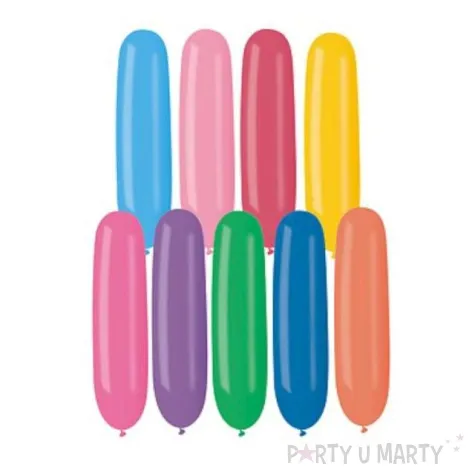 balony rurki gemar 65 cm mix 100 szt