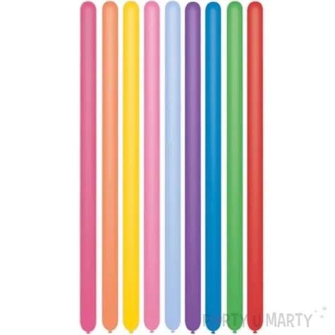balony rurki modeliny wielokolorowe godan 1000 szt