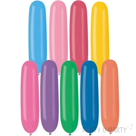 balony rurki modeliny wielokolorowe godan 1000 szt