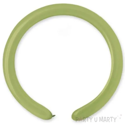 balony rurki wloskie oliwkowy mglisty gemar 100 szt