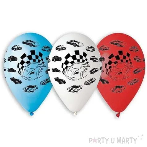 balony samochody mix gemar 12 25 szt