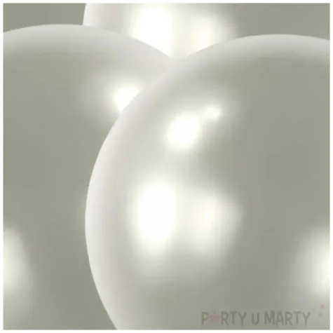 balony satynowe dekoracja na urodziny do girlandy platynowe anagram 24 4 szt