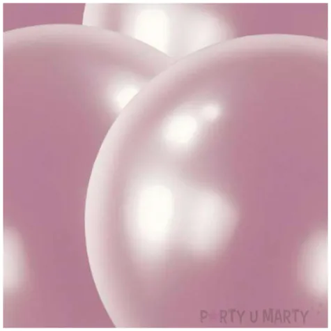 balony satynowe dekoracja na urodziny do girlandy rozowe anagram 24 4 szt