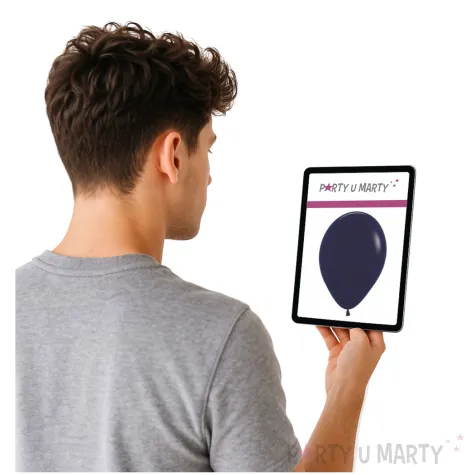 balony sempertex do girland 5 cali 50 szt granatowe pastelowe navy blue