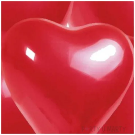 balony serca czerwone amscan 8 5 szt hrt