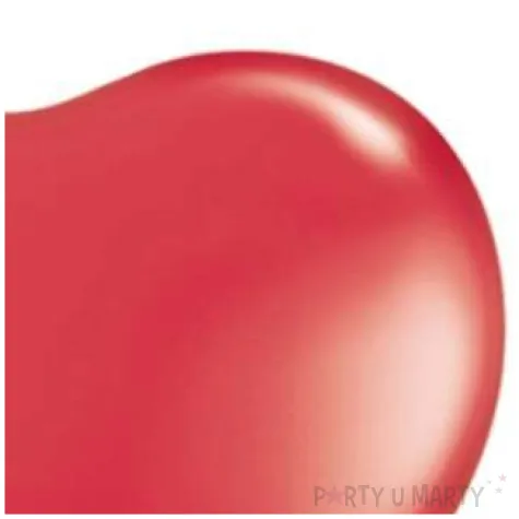 balony serca czerwone partydeco 16 6 szt