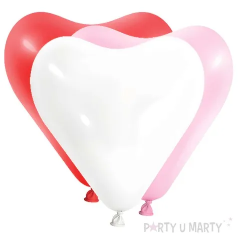 balony serca mix amscan 12 50 szt