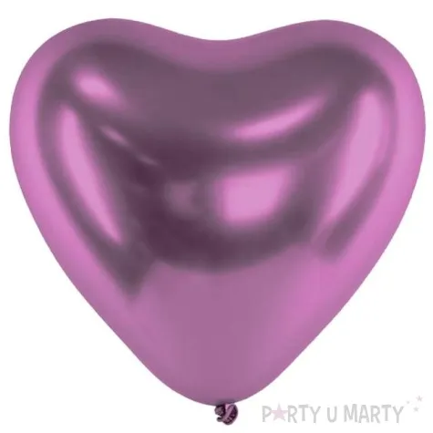 balony serca shiny rozowy gemar 12 25 szt