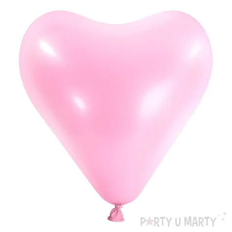balony serce rozowy amscan 12 50 szt