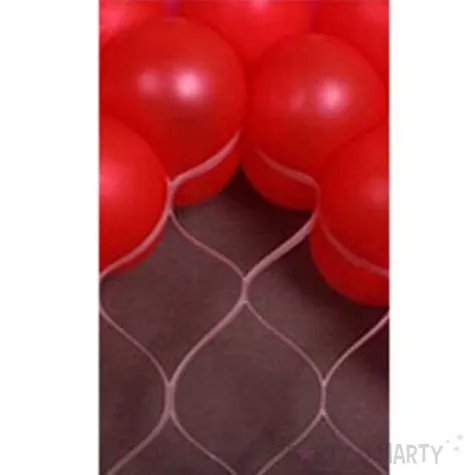 balony serce z siatka czerwony funny fashion zestaw