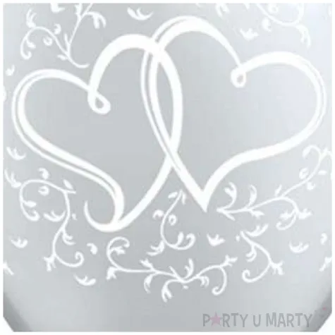 balony serduszka srebrne qualatex 11 25 szt