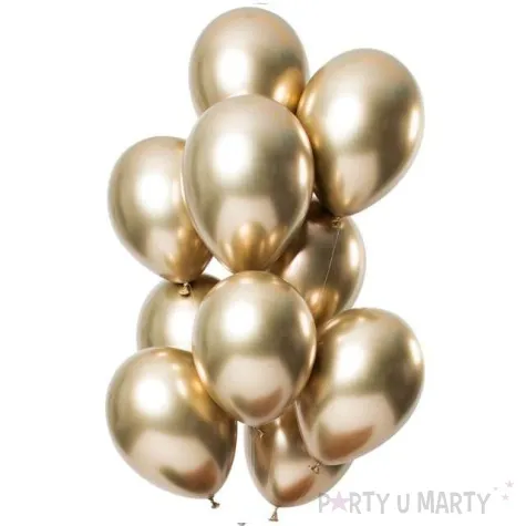 balony shiny gold zloty folat 13 12 szt