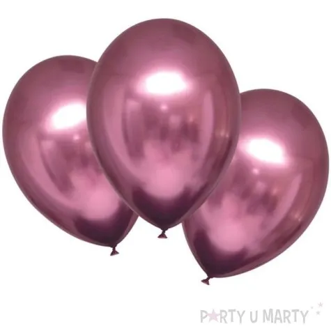 balony shiny rozowe gemar 5 100 szt