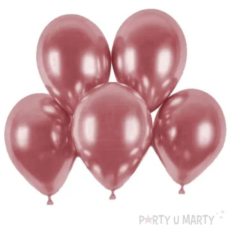 balony shiny rozowy chrom gemar 13 5 szt