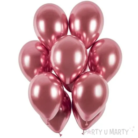 balony shiny rozowy chrom gemar 13 50 szt