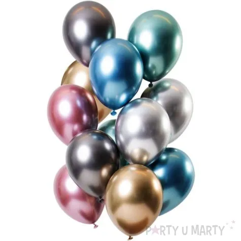 balony shiny treasures mix folat 12 12 szt