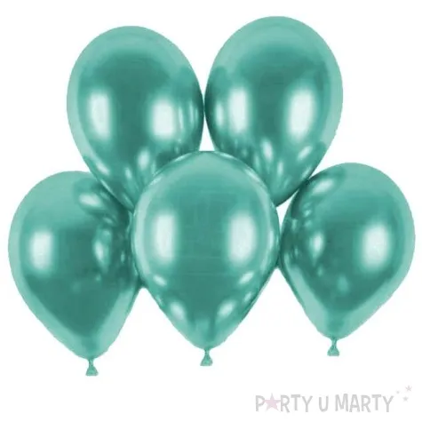 balony shiny zielony chrom gemar 13 5 szt