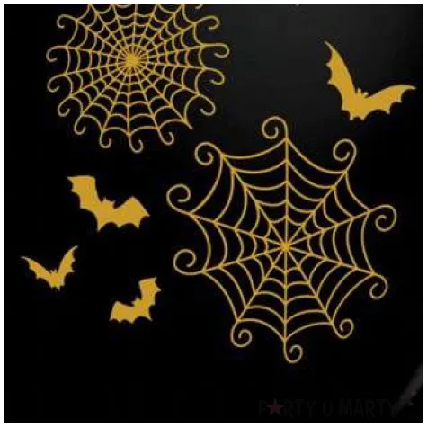 balony siec pajaka i nietoperze czarne qualatex 11 25 szt