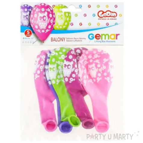 balony sowki premium mix godan 12 5 szt