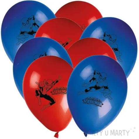 balony spider man pastel mix procos 10 8 szt