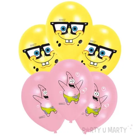 balony spongebob kanciastoporty amscan 6 szt