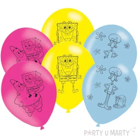 balony spongebob mix amscan 11 6 szt