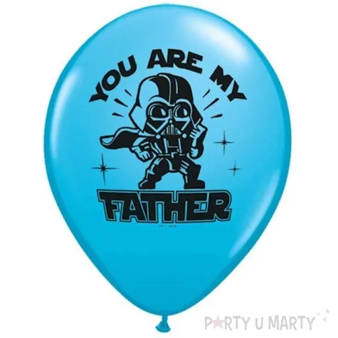balony star wars you are my father blekitny qualatex 11 25 szt