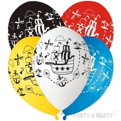 balony statki mix gemar 13 5 szt