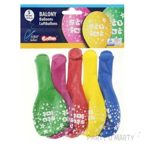 balony sto lat pastel mix gemar 12 5 szt
