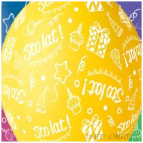 balony sto lat urodziny mix gemar 12 5 szt