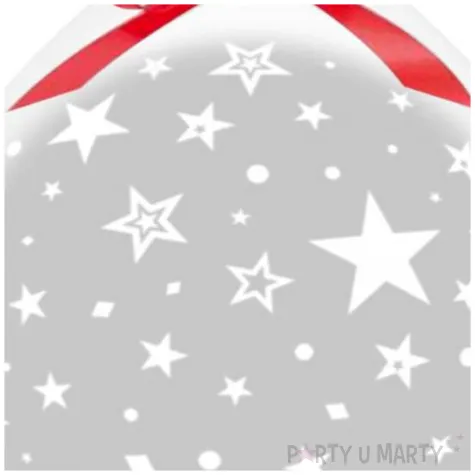 balony stuff gwiazdy transparentny gemar 18 25 szt