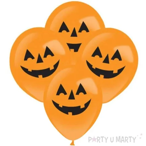 balony swiecace dynie led pomaranczowe amscan 11 4 szt