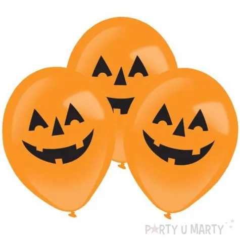 balony swiecace dynie led pomaranczowe amscan 11 4 szt