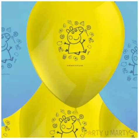balony swinka peppa pastel mix 11 procos 8 szt