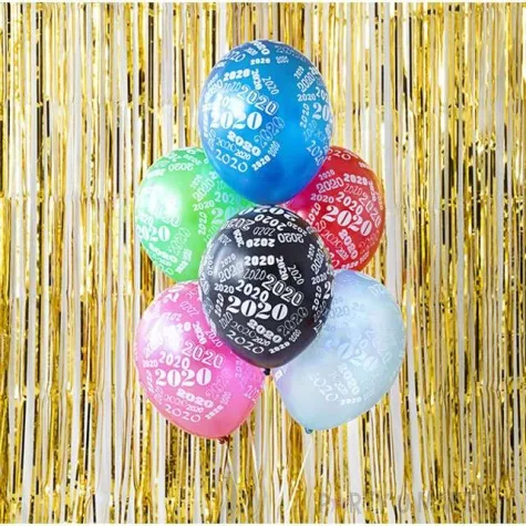balony sylwester 2020 mix strong 12 50 szt