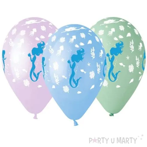 balony syrenka mix gemar 13 5 szt