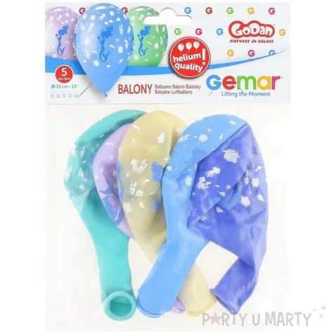balony syrenka mix gemar 13 5 szt