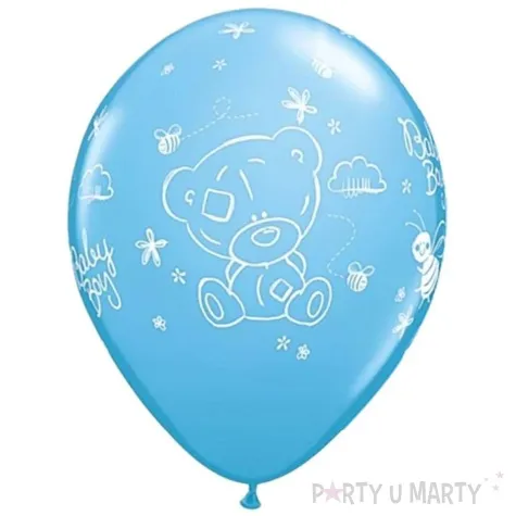 balony tatty baby boy niebieskie qualatex 11 25 szt