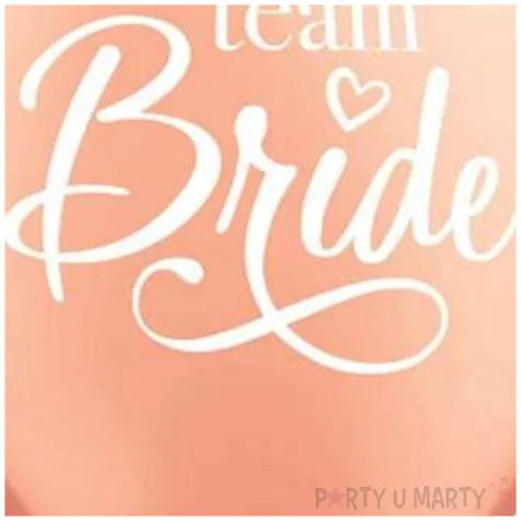 balony team bride rozowe zloto qualatex 11 25 szt