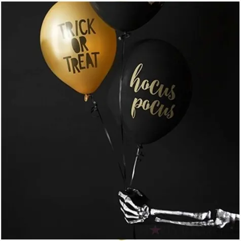 balony trick or treat pastel pomaranczowe strong 12 50 szt