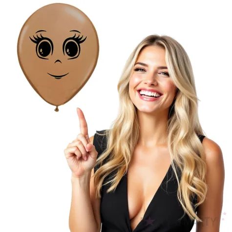 balony twarz damska qualatex 5 100 szt