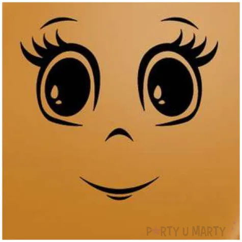 balony twarz kobiety jasnobrazowy qualatex 6 50 szt